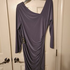 Elegant Purple Women's Dress